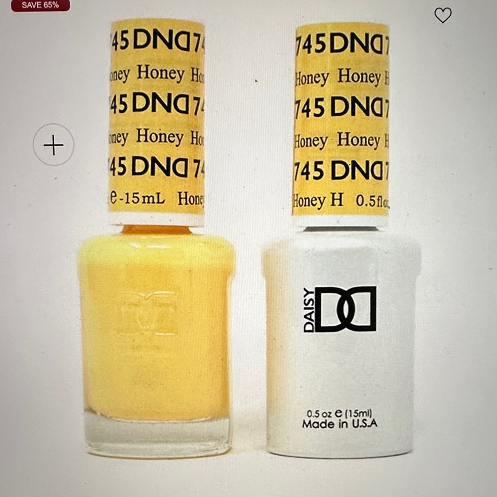 NEW Daisy DC Honey Yellow Nail Polish Duo